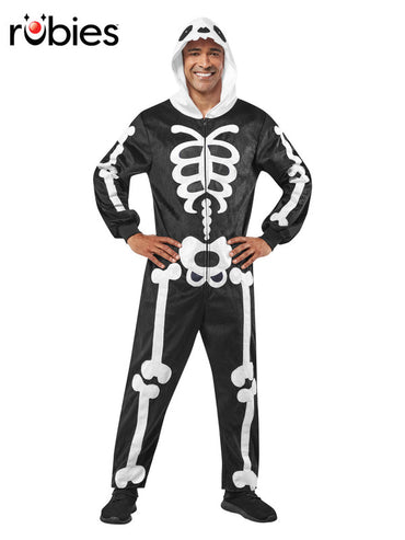 Adult Costume - Skeleton Onesie Costume