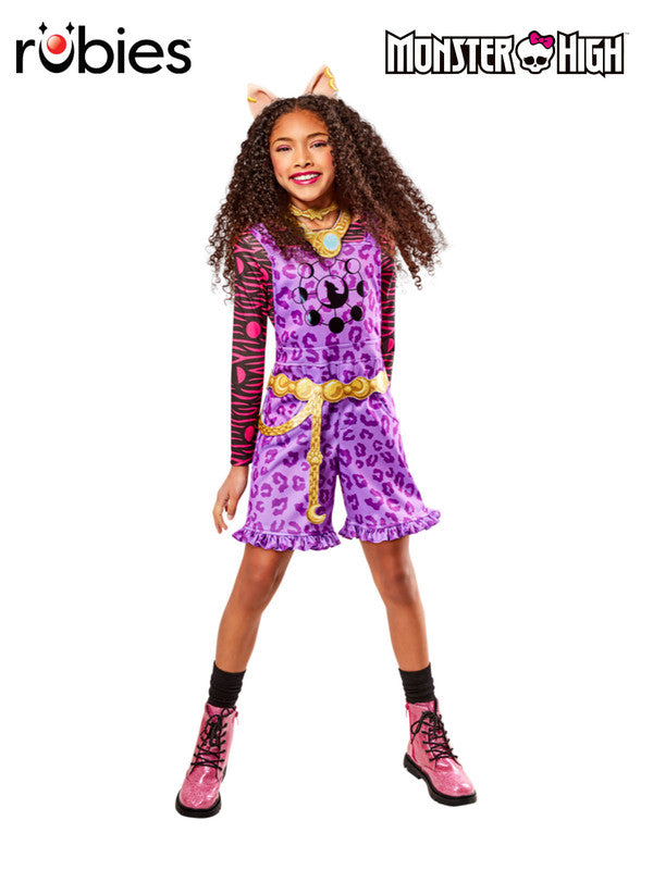 Girls Costume - Clawdeen Wolf Deluxe Monster High Costume