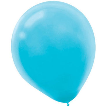 Caribbean Blue Latex Balloons 30cm 72pk