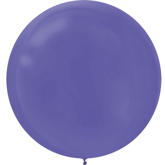 New Purple Latex Balloons 60cm 4pk