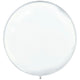 Clear Latex Balloons 60cm 4pk