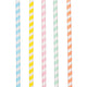 Pastel Paper Milkshake Straws 10pk