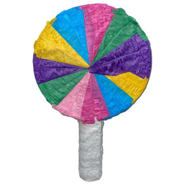 Lollipop 3D Shape Pull String Pinata 46.36cm x 7.62cm x 54.61cm Each