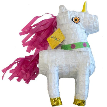 Magical Unicorn 3D Shape Pull String Pinata Each