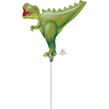 T-Rex Dinosaur Mini Shape Foil Balloon Each
