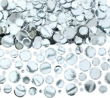 Silver Dots Confetti 70g