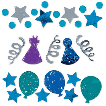 Blue Birthday Celebration Confetti 34g