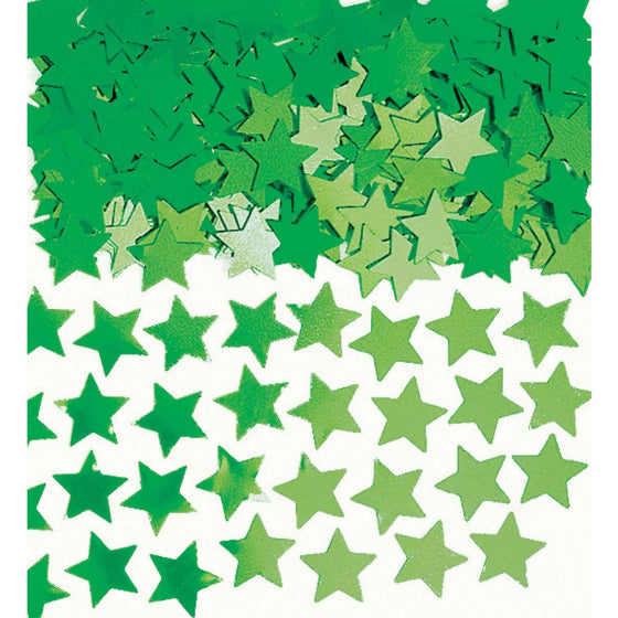 Green Mini Stars Confetti 7g