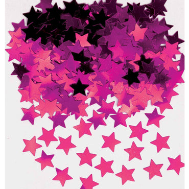 Pink Mini Stars Confetti 7g