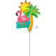 Lets Flamingle Party Time Mini Shape Foil Balloon Each