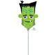 Monster Head Mini Shape Foil Balloon Each