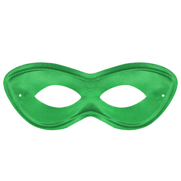 Green Super Hero Eye Mask 7cm x 20cm Each