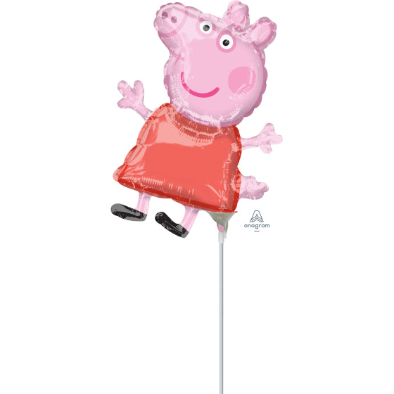 Peppa Pig Mini Shape Foil Balloon Each