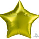 Lemon Star Satin Luxe Foil Balloon 45cm Each