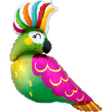 Tropical Parrot SuperShape Foil Balloon 78cm x 71cm Each