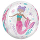 Shimmering Mermaid Orbz Balloon 38cm x 40cm Each