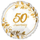 Happy 50th Anniversary Foil Balloon 45cm Each