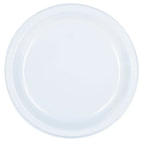 Plastic Round Banquet Plates 26cm 20pk