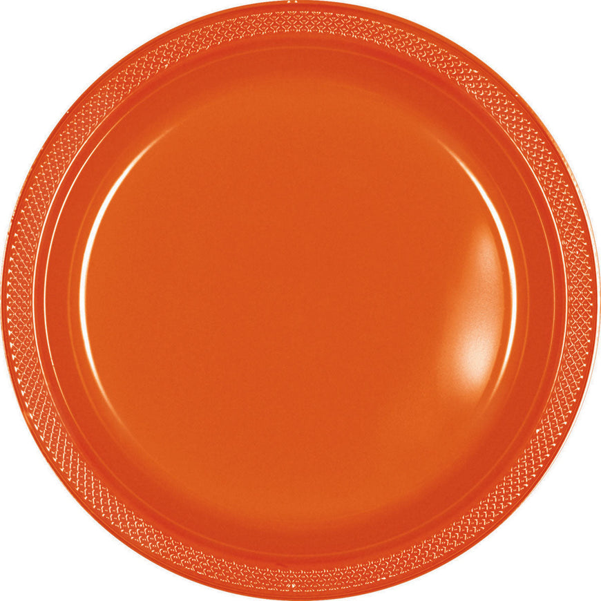 Plastic Round Banquet Plates 26cm 20pk