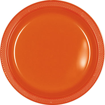 Plastic Round Banquet Plates 26cm 20pk