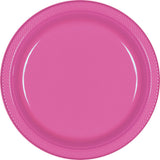 Plastic Round Banquet Plates 26cm 20pk