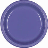 Plastic Round Banquet Plates 26cm 20pk