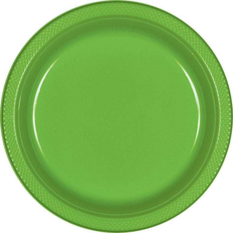 Plastic Round Banquet Plates 26cm 20pk