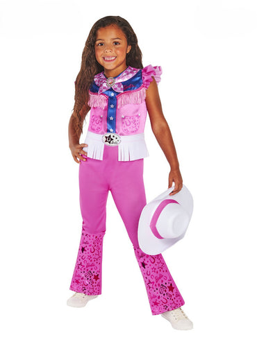 Girls Costume - Barbie Cowgirl Deluxe Costume