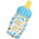 Baby Boy Bottle SuperShape Foil Balloon 33cm x 79cm Each