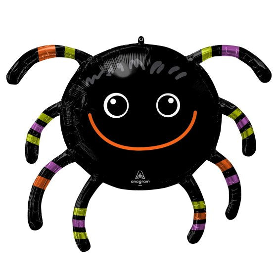 Smiley Spider SuperShape Foil Balloon 71cm x 66cm Each