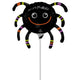 Smiley Spider Mini Shape Foil Balloon Each