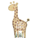 Hello Baby Soft Jungle Baby SuperShape Foil Balloon 63cm x 106cm Each