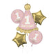 Little Miss One-derful Balloon Bouquet 5pk