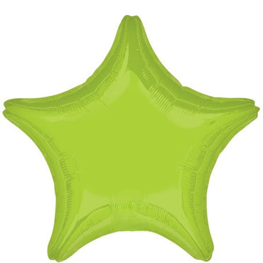 Vibrant Green Star Foil Balloon 45cm Each