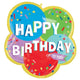 Sunny Balloons Birthday SuperShape Foil Balloon 60cm x 63cm Each