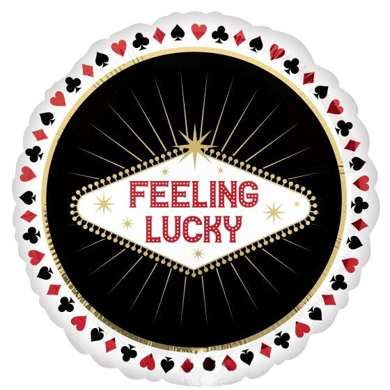 Feeling Lucky Foil Balloon 45cm Each