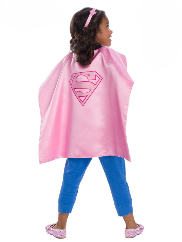 Dc Comics Supergirl Girls Cape Set