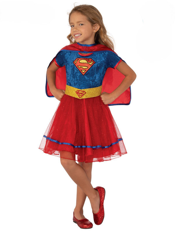 Girls Costume - Supergirl Deluxe Costume