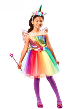 Girls Costume - Unicorn Rainbow Tutu Costume