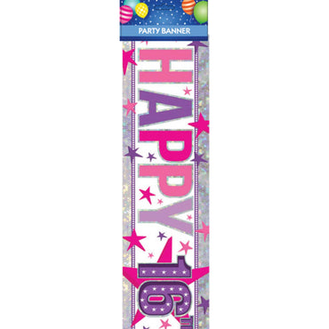 Happy 16th Birthday Banner Each