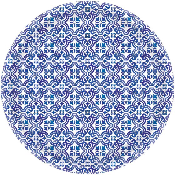 Mediterranean 23cm Paper Plate FSC NPC 8pk