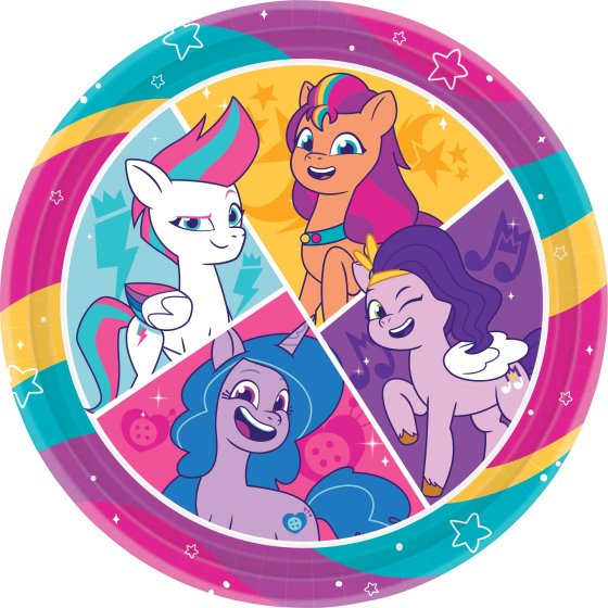 My Little Pony Tell Your Tale NPC Paper Plates 23cm 8pk