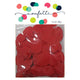 Red Tissue Paper Confetti Circles 2cm 28g