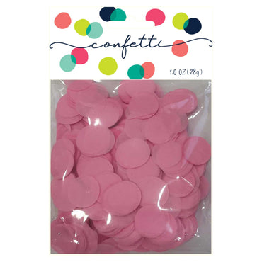 Light Pink Tissue Paper Confetti Circles 2cm 28g