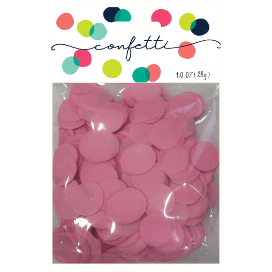 Light Pink Tissue Paper Confetti Circles 2cm 28g