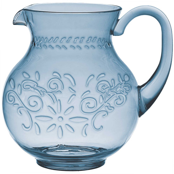 Blue Floral Premium Embossed Pitcher Jug 2.7L Each