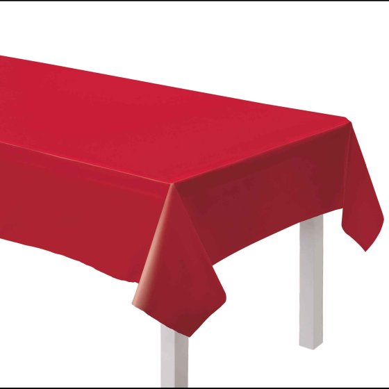 Apple Red Paper Tablecover FSC 137cm x 274cm Each