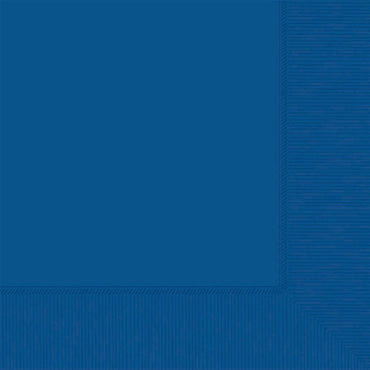 Bright Royal Blue Lunch Napkins 2-Ply FSC 40pk