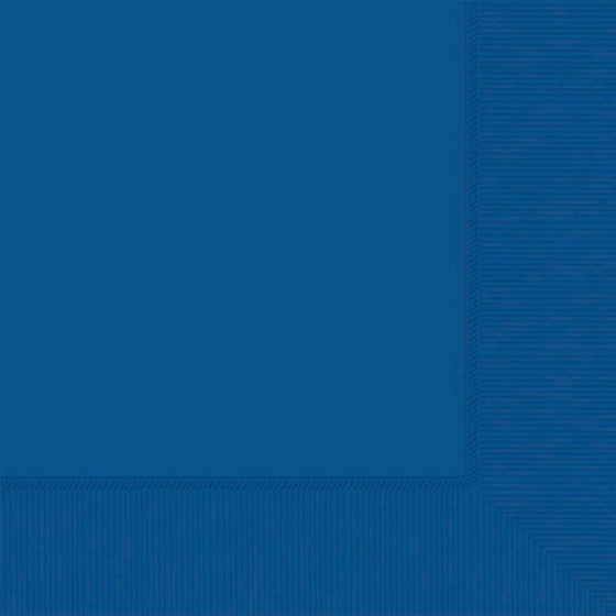 Bright Royal Blue Lunch Napkins 2-Ply FSC 40pk