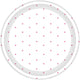 Dots Round NPC Dessert Paper Plates FSC 17cm 8pk